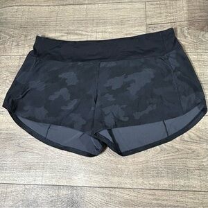 Lululemon Black Camo Athletic Shorts – Size 14